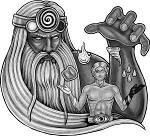 Archonos raubt die Elemente